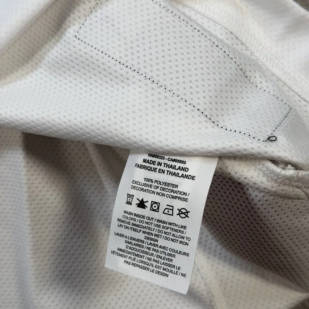 Nike Kansas State Wildcats Jersey Mens Medium White Basketball Dri-Fit #50